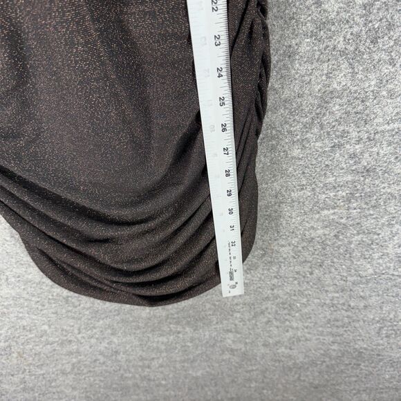 Open Edit Dress Women M Medium Black Sheath Midi V-Neck Sleeveless Lined Casual - Picture 5 of 7